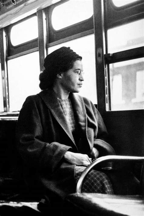 Rosa Parks Sitting On The Bus 1956 Photographic Print For Sale