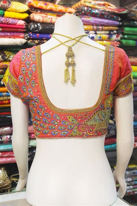 Silk Fabloon Embroidery Bridal Blouse Sthri Id 20641645888