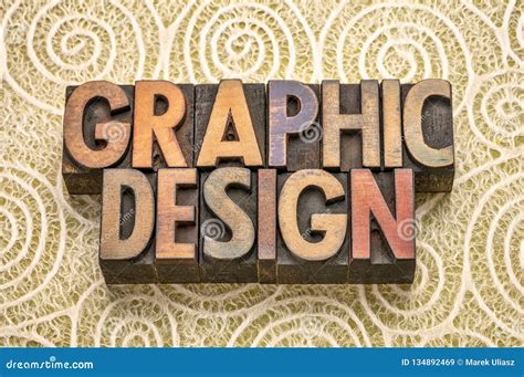 Graphic Design Word Abstract In Wood Type Stock Image Image Of