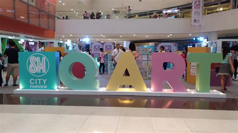 Experience The Fun Of Scanning Qr Codes At The Q Art Exhibit Of Sm City
