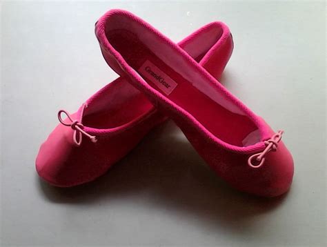 gg fuchsia candy pink ballet slippers in softest lambskin just finished for a customer