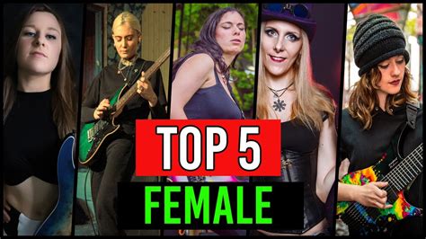Top 5 Female Guitar Shredders These Girls Can Shred ♀️ 🤯 Youtube