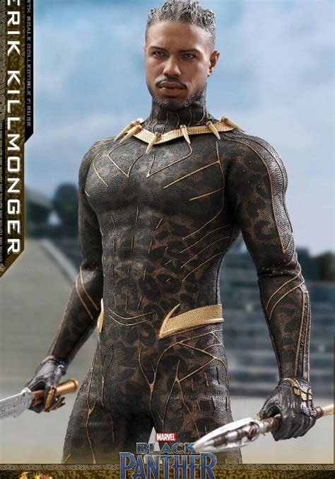 Erik Killmonger Action Figure Black Panther Costume Black Panther