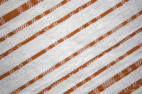Orange On White Diagonal Stripes Fabric Texture Picture Free