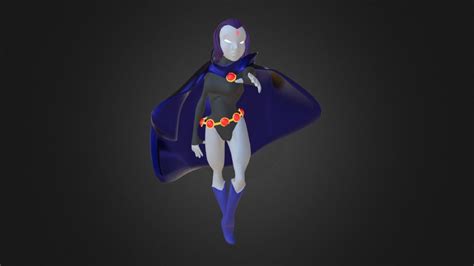 Teen Titans Raven 3d Model By Hunterlowe 3aa1d00 Sketchfab