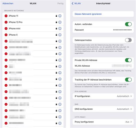 Ios 16 Liste Mit Genutzten Wlan Netzen Und Deren Passwörtern Einsehen