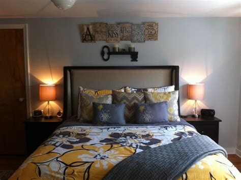 Yellow And Grey Bedroom With Images Bedroom Colors Yellow Gray