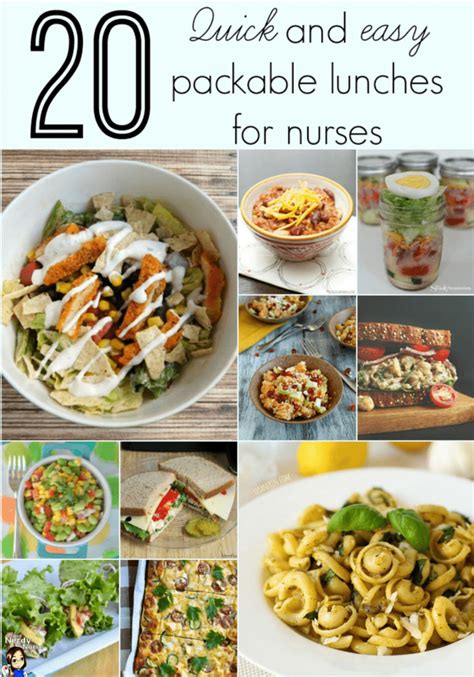 20 Quick And Easy Packable Lunches For Nurses Healthy Lunch Quick
