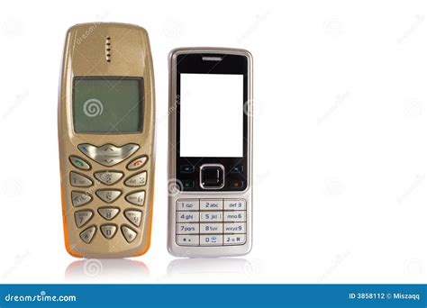 New And Old Mobile Phones Upgrade Stock Photography Image 3858112