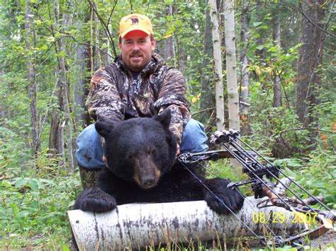 Black Bear And Big Game Trophy Hunting Trips In Ontario Woman River Camp