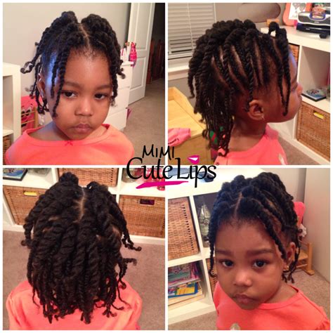 Simple Natural Hairstyles For Kids