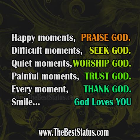 Happy Moments Praise God Daily Awesome Quotes