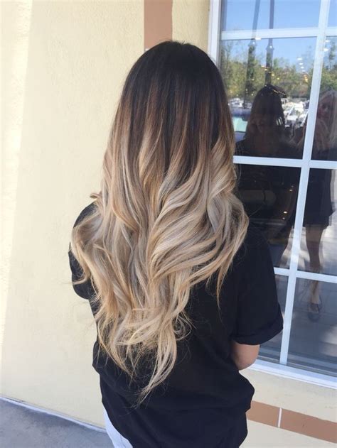 Pin Bailey Grant Sofisty Hairstyle Ombre Hair Blonde Long Hair