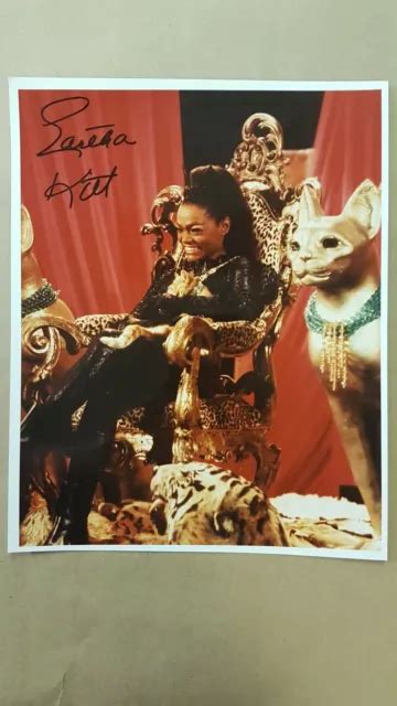 Eartha Kitt Autographed Photo 8x10 Actor Tv Catwoman Batman 60s 19999