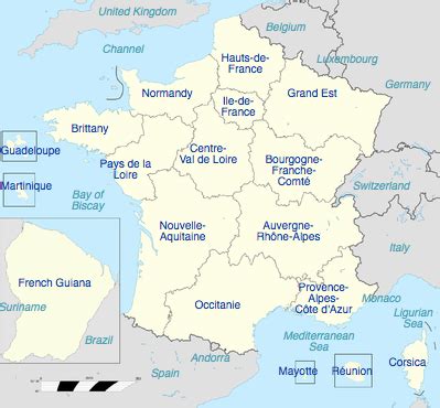 Regions list of france with capital and administrative centers are marked. The Amalgamation Of Some Regions In France In 2016
