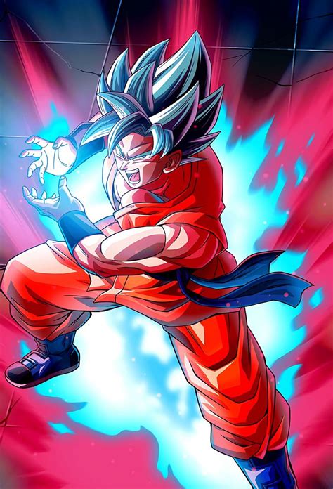 When creating a topic to discuss new spoilers, put a warning in the title, and keep the title itself spoiler free. Son Goku na forma de Super Saiyajin Blue com o Kaioken x20 ...
