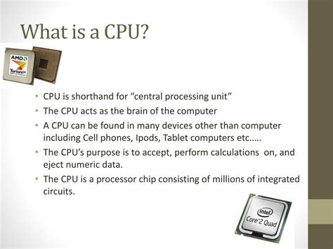 Ppt Understanding The Cpu Powerpoint Presentation Free Download Id