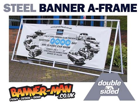 Steel Banner A Frame Your Local Banner Printing Hero