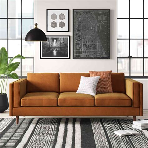 Etikette Humanistisch Gebet Mid Century Modern Sofa Couch Bewegung
