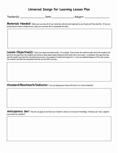 √ 30 Elementary Math Lesson Plan Template In 2020 With Images