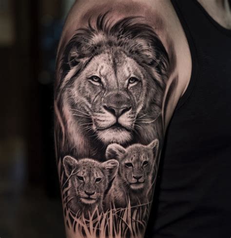 Pin By Kim V On Tattoo Baby In 2020 Lion Tattoo Sleeves