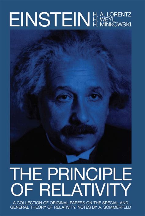 The Principle Of Relativity Einstein Theory Of Relativity Physics Books