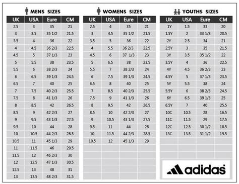 Adidas To Nike Size Chart