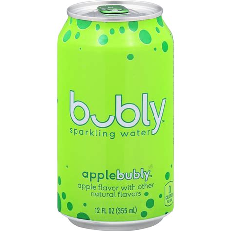 Bubly Sparkling Water Apple Buehlers