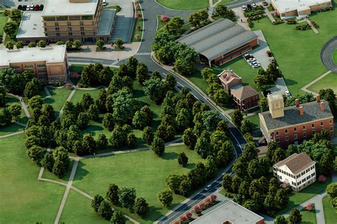 Photo Realistic Map Artwork Alcorn State University