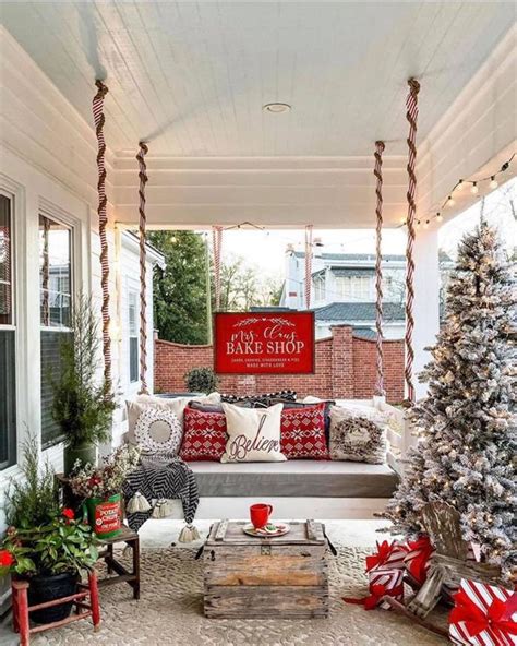 Beautiful Christmas Porch Decorating Ideas Christmas Porch Decor