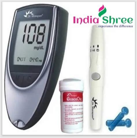 1 50 Mmol L Dr Morepen Glucometer With 25 Strip For Personal 7 Days