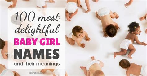 100 Most Delightful Baby Girl Names And Their Meanings 2022
