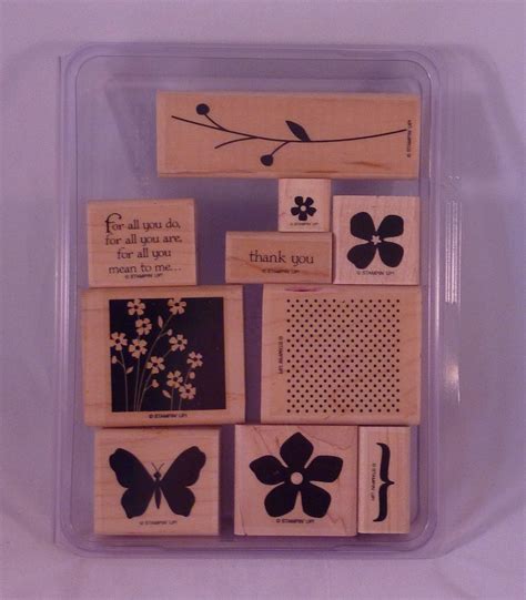 Amazon Com Stampin Up FOR ALL YOU DO Set Of Decorative Rubber Stamps Retired Arts