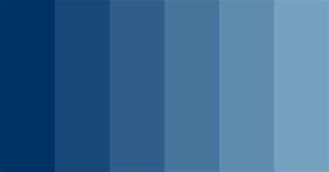 Gradient Dull Blue Color Scheme Blue
