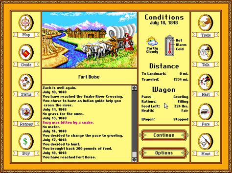 In conjunction with two forts across the river in washington, fort stevens was a key military defense unit for more than 80 years until the 1940s. Play The Oregon Trail Deluxe and 2K+ Old Games Online ...