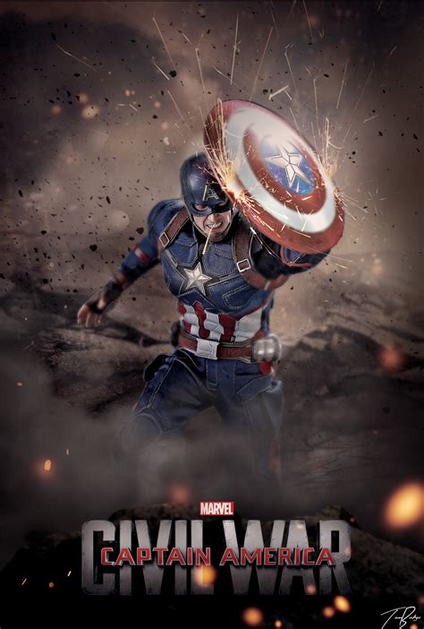 Captain America Civil War Posters Graphic Design Junction