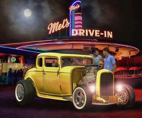 American Graffiti 40 Years Later Photograph By Rat Rod Studios