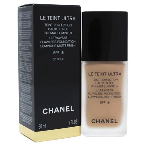 Chanel Le Teint Ultra Foundation Spf 15 30 Beige 1 Oz Foundation