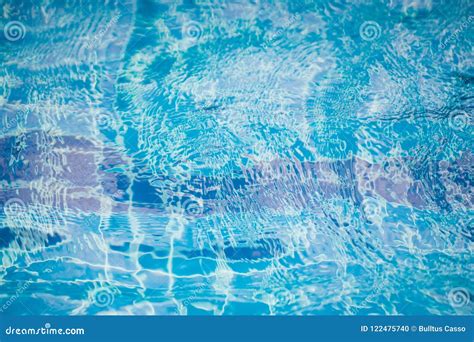 Swimming Pool Clear Blue Water Stock Photo Image Of Detail Poolside