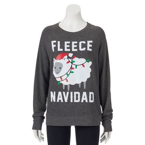 Fleece Navidad Sweatshirt For Kohls Apparel Designs Pinterest
