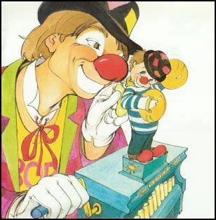 Colorie le chapeau en bleu avec une bande jaune. clown dessin etapes pour dessiner un clown clown rigolo ...