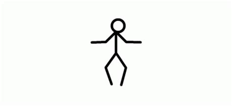 Stick Figure Dancing Animation Clipart