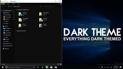 The unattend component includes a setting uwpappsuselighttheme that configures dark mode as the default for apps that support it. Windows 10: Dark Theme Mode Officially! - YouTube