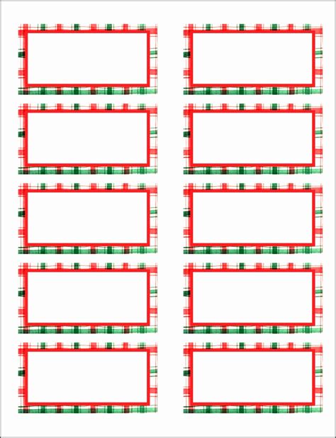An address label template is the best tool to be used during any emergency or sudden purpose as this template helps you a lot in ensuring that your belongings, relatives and close friends have your name and address written on this template. 8 Free Christmas Address Labels Templates - SampleTemplatess - SampleTemplatess