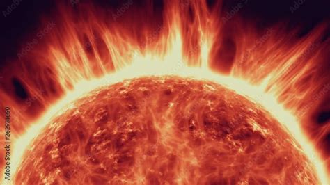 Epic Sun Surface Flare Prominence Solar System Majestic Sunbeam
