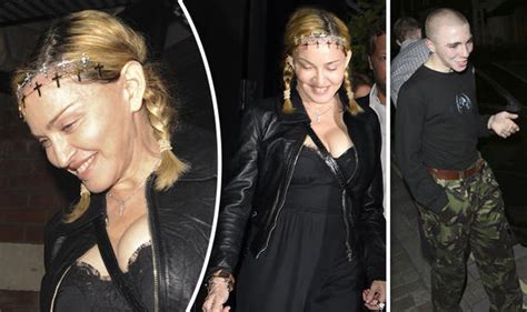 Madonna Puts On An Eye Popping Display As She Steps Out For Dinner With Son Rocco Celebrity
