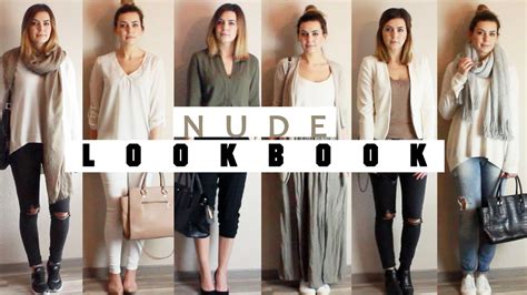Spring Lookbook Nude Jucepauline Youtube