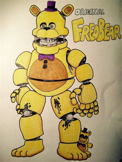 How To Draw Fredbear And Springbonnie At How To Draw