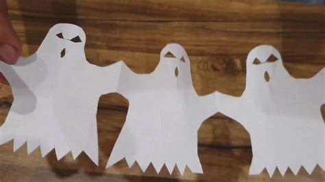 DIY Fantasminha de Papel Para Fazer Com Crianças Halloween YouTube