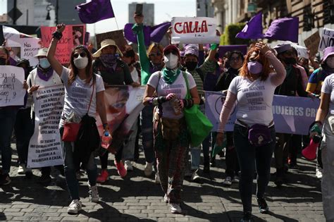 Unas 50 Mil Mujeres Toman Calles En Cdmx Como Protesta Por Inseguridad